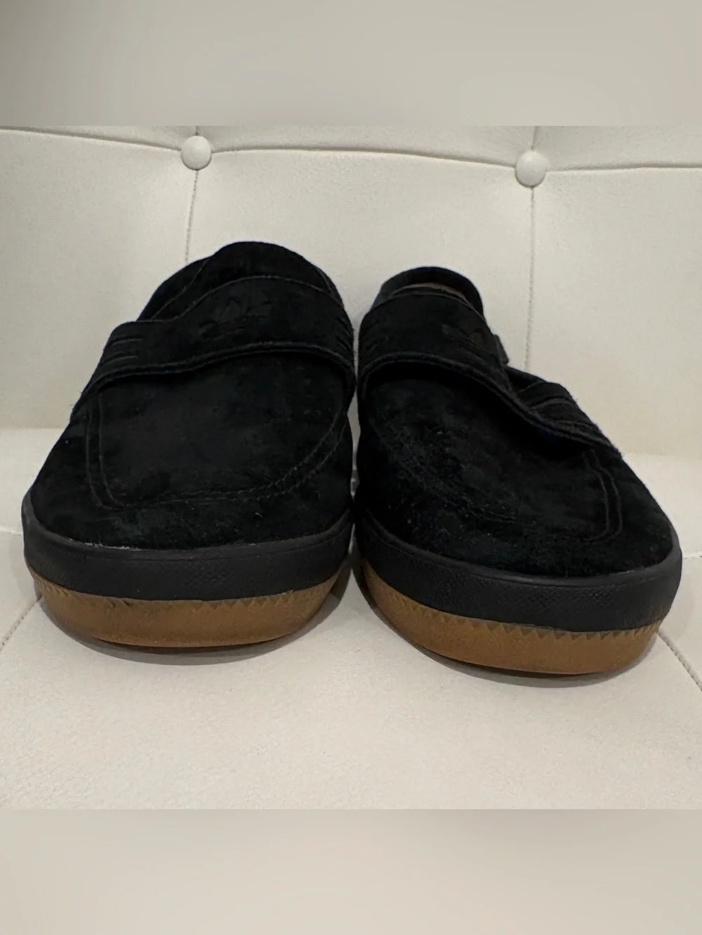 Adidas Acapulco Slip-on Black Suede Loafer Men’s US 9 Unisex